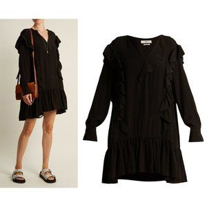 NEW etoile Isabel marant wedy ruffle trimmed dress size38